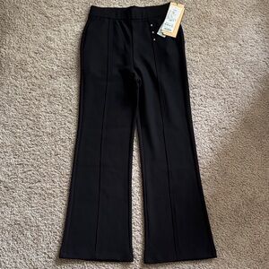 Chic Black Flare Women's Pants - U.S. Size Medium
